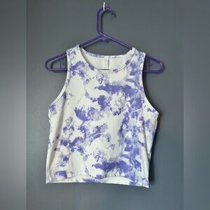 Balance Collection Purple and White Tank Top
